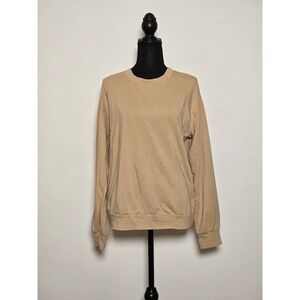 Lou & Grey Women's Tan Loungewear Sweatshirt Size Medium